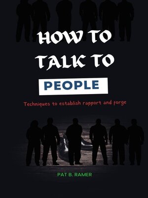 cover image of HOW TO TALK TO PEOPLE
